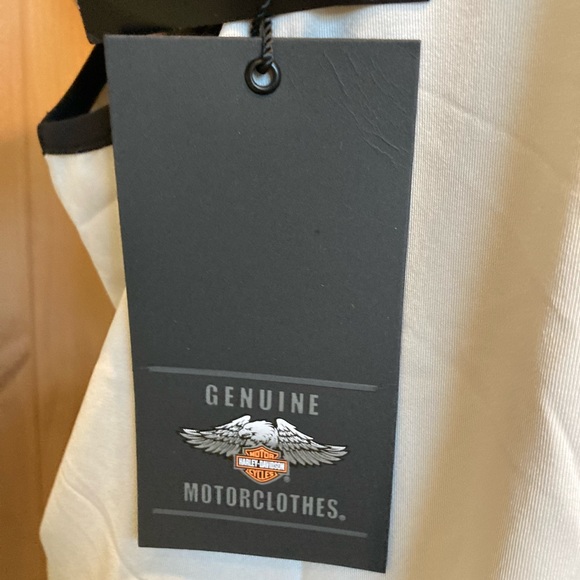 XL Women’s Harley-Davidson Performance Mesh Tank Top NWT Off-White/Black - Picture 7 of 11